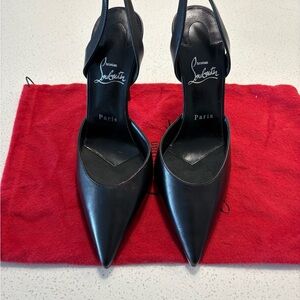 Christian Louboutin Black Pointed Heels